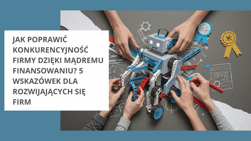 kilka rąk składa robota z klocków lego