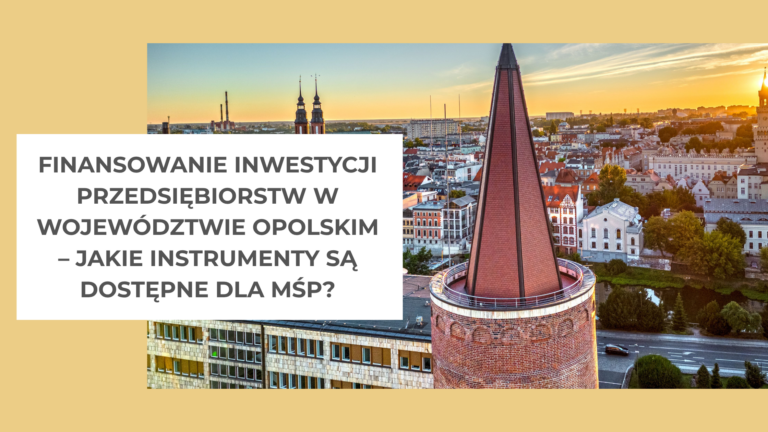 Widok z góry na miasto Opole