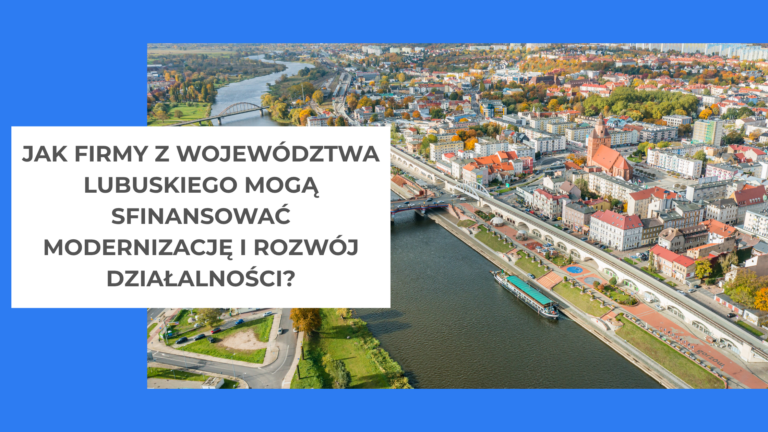 Gorzów z góry. WIdok na most łączący centrum i osiedle zawarcie
