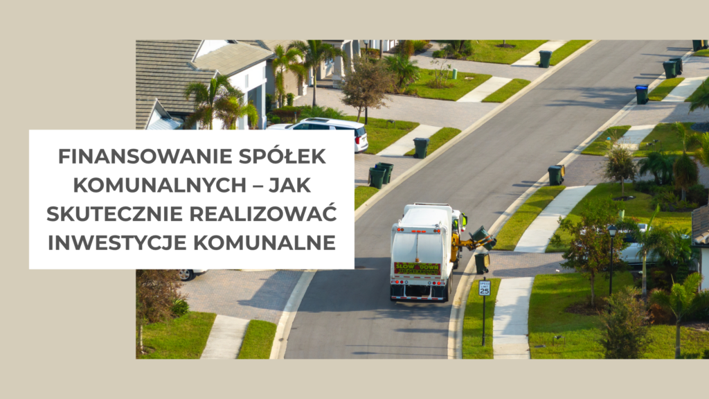 śmieciarka jedzie przez osiedle domków jednorosdzinnych