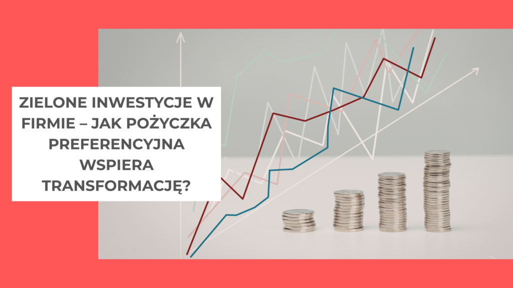 wykres idący w górę nad stożkami z monet