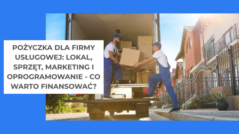 dwóch mężczyzn wypakowuje kartony z auta dostawczego
