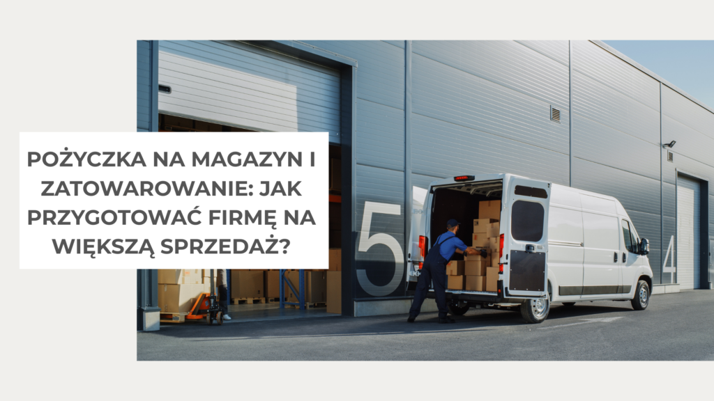 białe auto dostawcze stoi przed halą