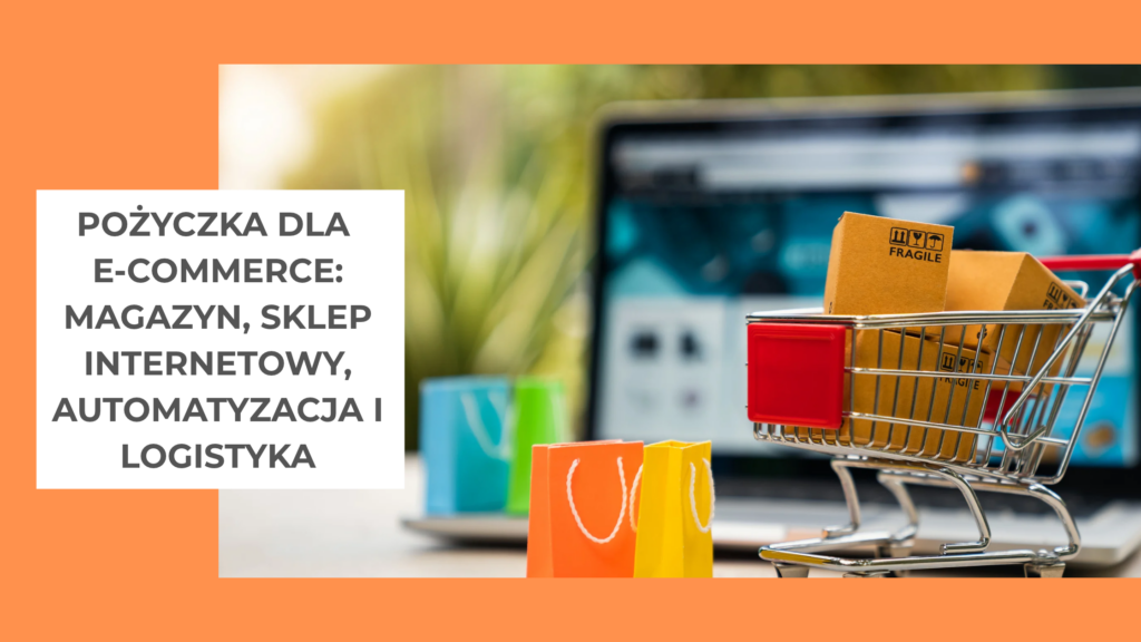 laptop na którym znajduje się wózek sklepowy wypełniony paczkami 