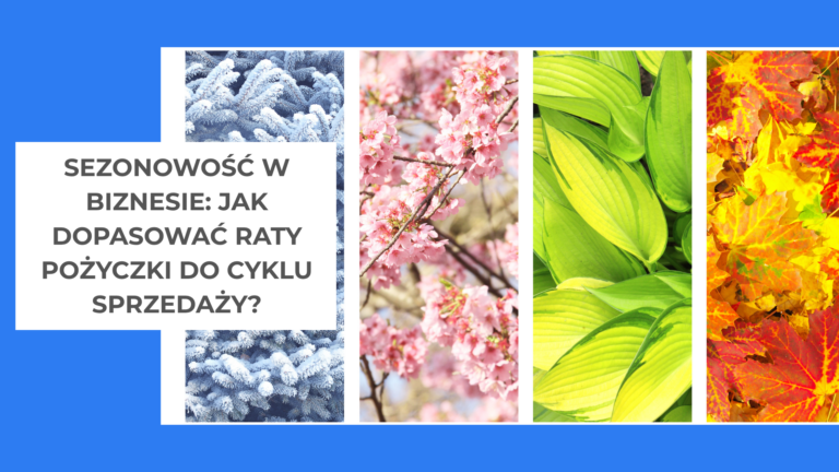 Sezonowość w biznesie jak dopasować raty pożyczki do cyklu sprzedaży